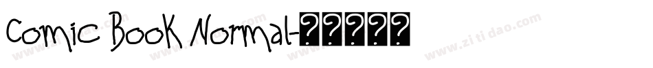 Comic Book Normal字体转换